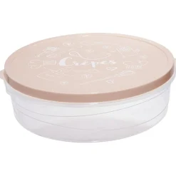 Gifi Conservation Alimentaire^Boîte à crêpes ronde avec couvercle imprimé motif cuisine Ø28xH9 cm