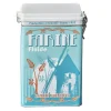 Gifi Conservation Alimentaire^Boîte à farine en métal design vintage bleu