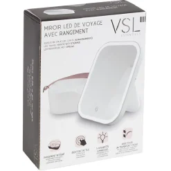Boîte à maquillage à led avec miroir^Gifi Hot
