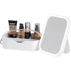 Boîte à maquillage à led avec miroir^Gifi Hot