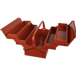 Boîte à outils 5 compartiments métal rouge^Gifi Best