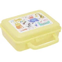 Gifi Conservation Alimentaire^Boîte à sandwich rectangulaire avec anse plastique vert 16x20xH7cm