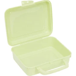 Gifi Conservation Alimentaire^Boîte à sandwich rectangulaire avec anse plastique jaune 16x20xH7cm