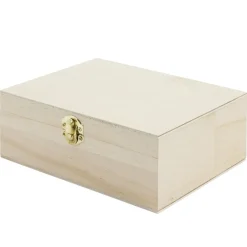 Gifi Conservation Alimentaire^Boîte à thé en bois à personnaliser 20xH7x15cm