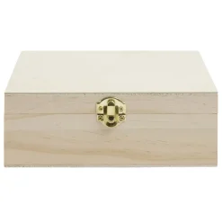 Gifi Conservation Alimentaire^Boîte à thé en bois à personnaliser 20xH7x15cm