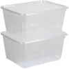 Gifi Conservation Alimentaire^Boîte alimentaire 1,8 L transparente x2