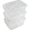 Gifi Conservation Alimentaire^Boîte alimentaire 1,2 L transparente x3