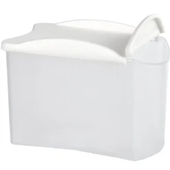 Gifi Conservation Alimentaire^Boîte alimentaire empilable transparente et blanche 0,8 L