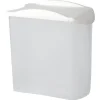 Gifi Conservation Alimentaire^Boîte alimentaire empilable transparente et blanche 1,25 L
