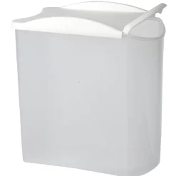 Gifi Conservation Alimentaire^Boîte alimentaire empilable transparente et blanche 1,25 L