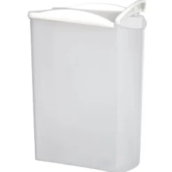 Gifi Conservation Alimentaire^Boîte alimentaire empilable transparente et blanche 1,7 L