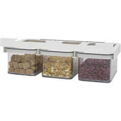 Gifi Conservation Alimentaire^Boîte alimentaire 3en1 à fixer sur étagère L33x19xH11cm