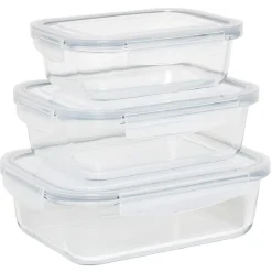 Gifi Conservation Alimentaire^Boîte alimentaire en verre x3