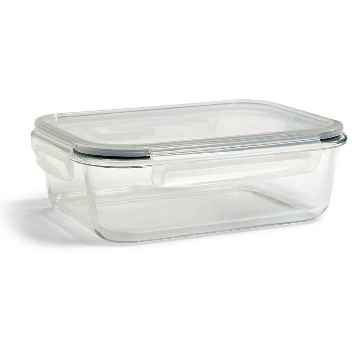 Gifi Conservation Alimentaire^Boîte alimentaire en verre avec couvercle en plastique à clips 1,5L