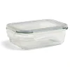 Gifi Conservation Alimentaire^Boîte alimentaire en verre avec couvercle plastique à clips 640ml