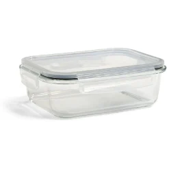 Gifi Conservation Alimentaire^Boîte alimentaire en verre avec couvercle plastique à clips 1,1L