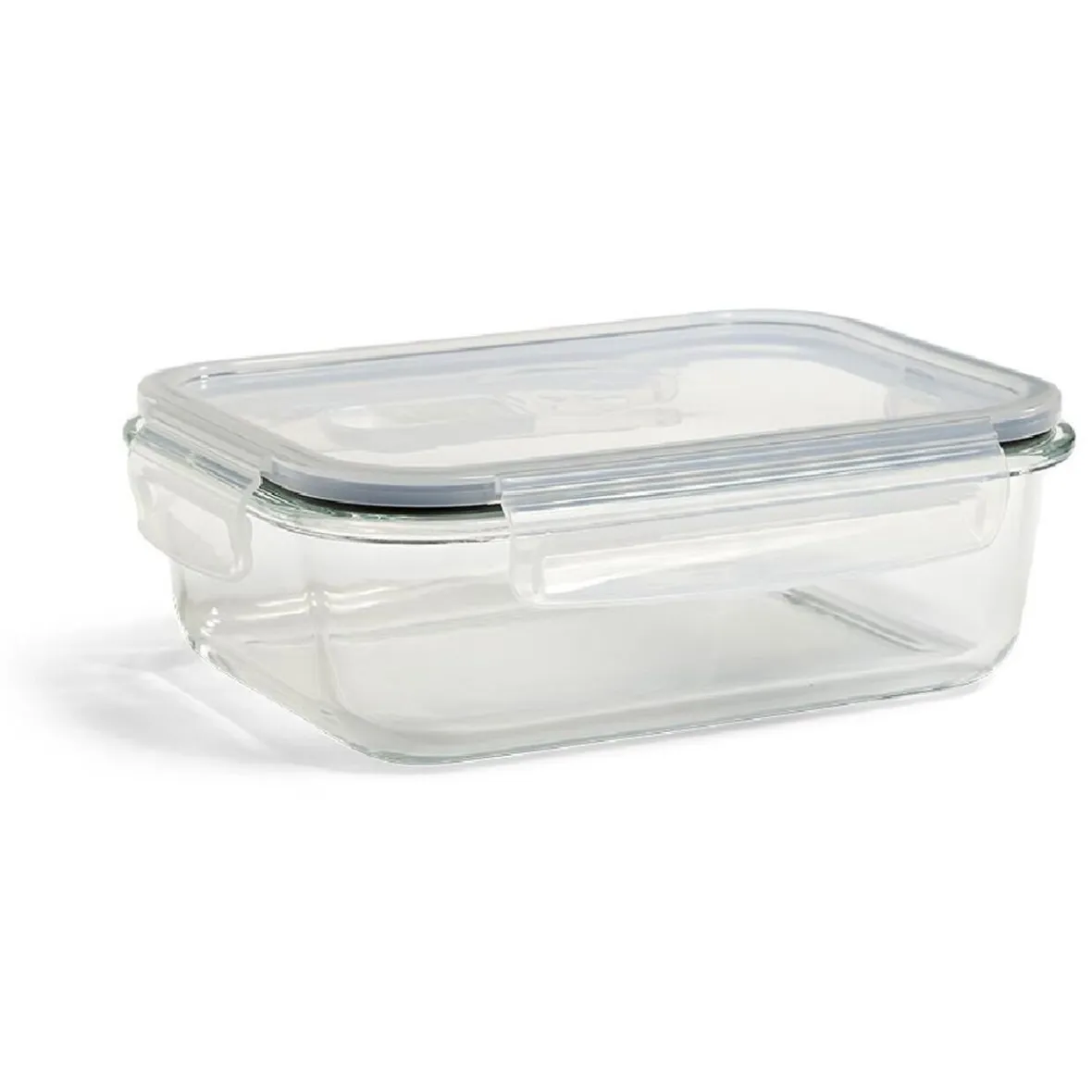 Gifi Conservation Alimentaire^Boîte alimentaire en verre avec couvercle plastique à clips 1,1L