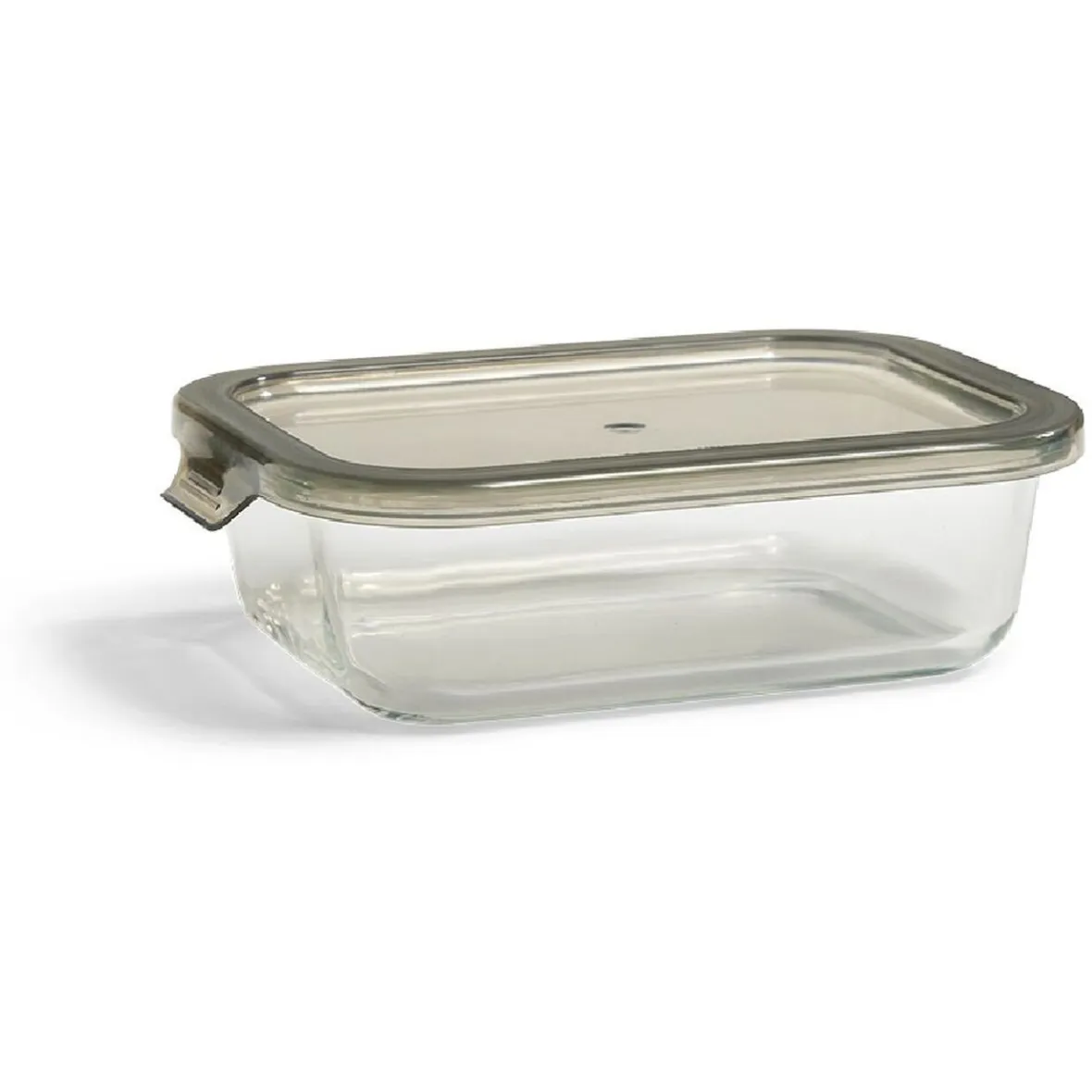 Gifi Conservation Alimentaire^Boîte alimentaire en verre avec couvercle étanche à clips 640ml