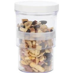 Gifi Conservation Alimentaire^Boîte alimentaire extensible transparente couvercle blanc