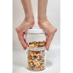 Gifi Conservation Alimentaire^Boîte alimentaire extensible transparente couvercle blanc