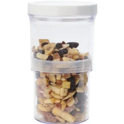 Gifi Conservation Alimentaire^Boîte alimentaire extensible transparente couvercle blanc