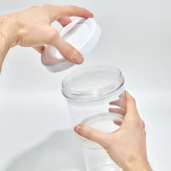 Gifi Conservation Alimentaire^Boîte alimentaire extensible transparente couvercle blanc
