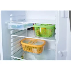 Gifi Conservation Alimentaire^Boîte alimentaire hermétique avec panier fraîcheur 4 L vert