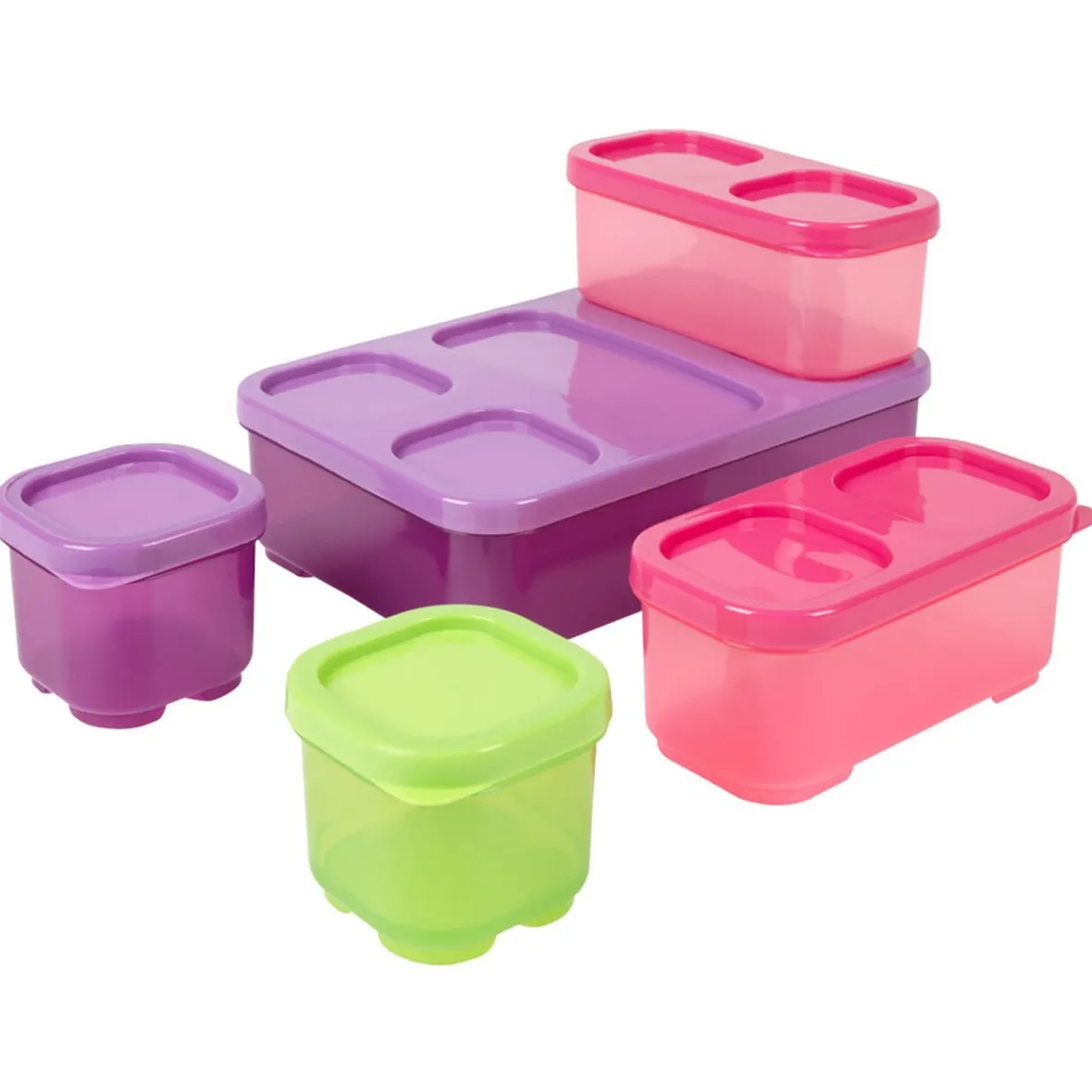 Gifi Conservation Alimentaire^Boîte alimentaire multicolore x5