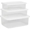 Gifi Conservation Alimentaire^Boîte alimentaire rectangulaire polypropylène x3