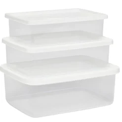 Gifi Conservation Alimentaire^Boîte alimentaire rectangulaire polypropylène x3