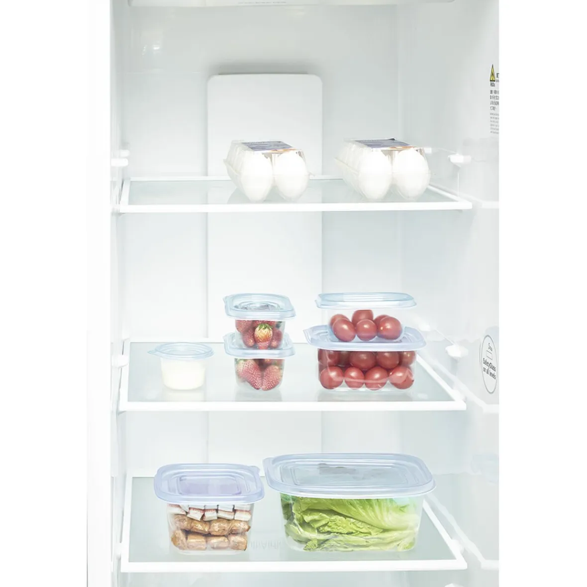 Gifi Conservation Alimentaire^Boîte alimentaire transparente couvercle bleu x18