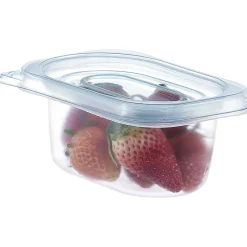 Gifi Conservation Alimentaire^Boîte alimentaire transparente couvercle bleu x18