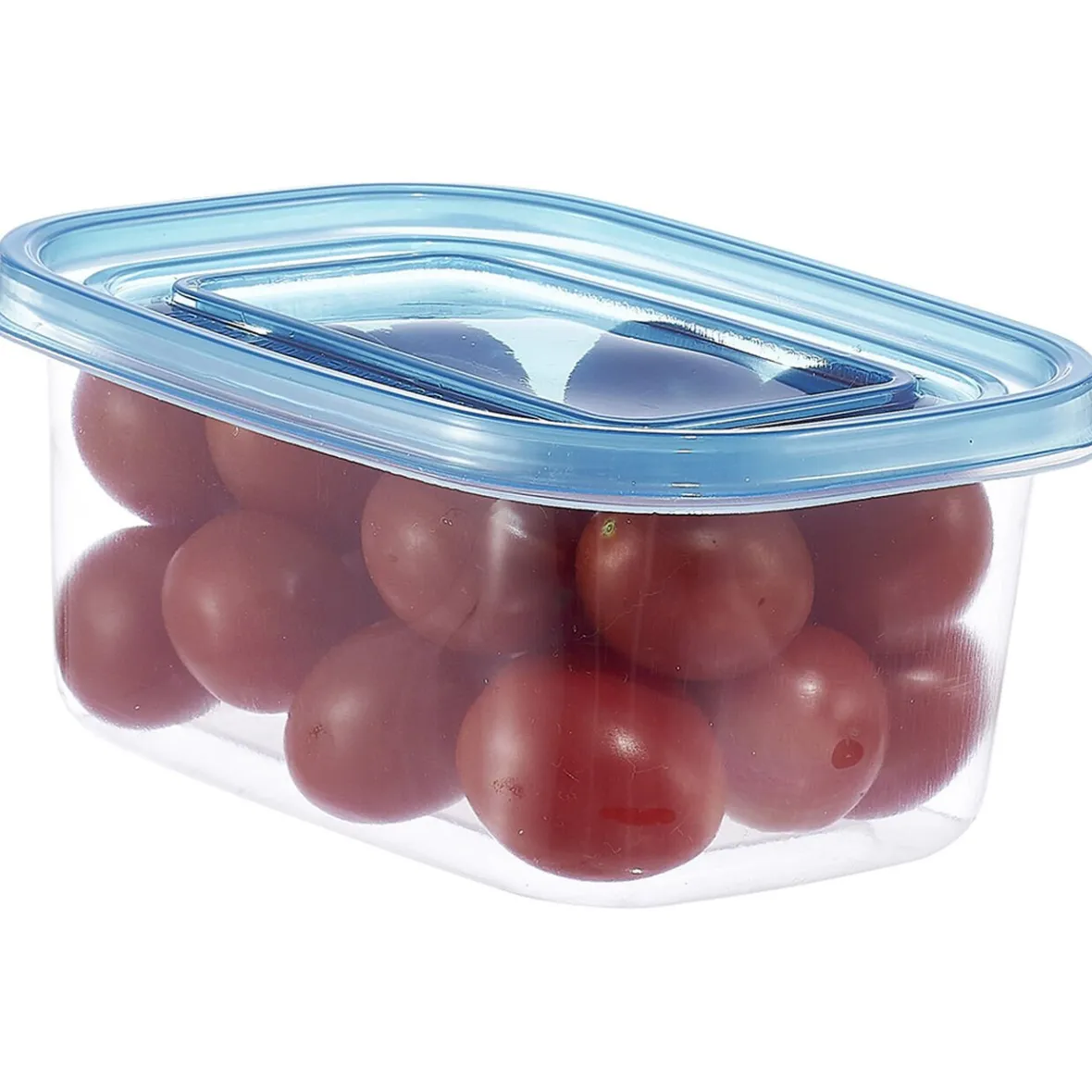 Gifi Conservation Alimentaire^Boîte alimentaire transparente couvercle bleu x18