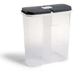 Gifi Conservation Alimentaire^Boîte de conservation en plastique à 2 compartiments transparent 2,8L
