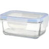 Gifi Conservation Alimentaire^Boîte de conservation en verre hermétique L14xl9,4xH6 cm