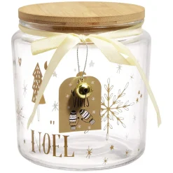 Gifi Conservation Alimentaire^Boîte de conservation en verre motif Noël