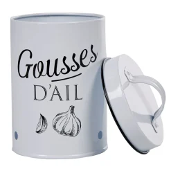 Gifi Conservation Alimentaire^Boîte de conservation vintage en métal pour gousses d'ail
