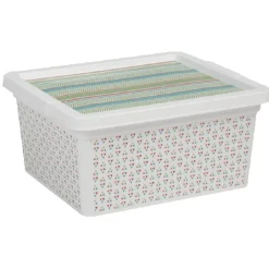 Sale Boîte de rangement 2 L multicolore exotique Entretien Du Linge