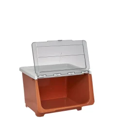 Outlet Boîte de rangement à ouverture latérale - 43x33xH30,5 cm Entretien Du Linge