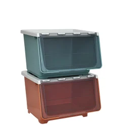 Outlet Boîte de rangement à ouverture latérale - 43x33xH30,5 cm Entretien Du Linge