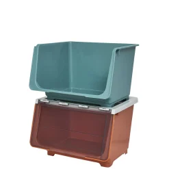 Outlet Boîte de rangement à ouverture latérale - 43x33xH30,5 cm Entretien Du Linge
