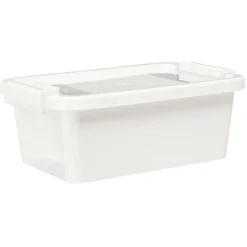 Boîte de rangement avec couvercle blanc transparent 4L^Gifi Sale