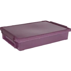 Best Boîte de rangement avec fermeture à clip violet 4 L Rangement