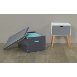 Best Boîte de rangement carton pliable Rangement