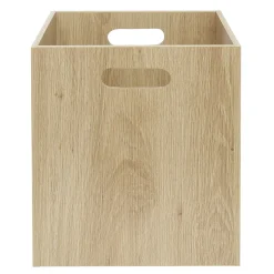 Outlet Boîte de rangement casier cube en bois 31x29xH31cm Entretien Du Linge