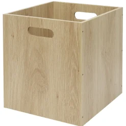 Outlet Boîte de rangement casier cube en bois 31x29xH31cm Entretien Du Linge