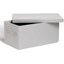 Boîte de rangement coton imprimé fleuri 36xH17x22cm Rangement