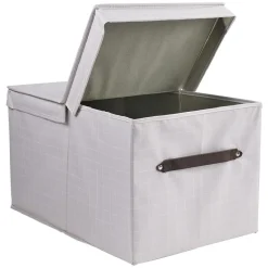 Outlet Boîte de rangement demi ouverture 50x35xH30cm Entretien Du Linge