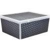 Boîte de rangement design carbone 18 L Rangement