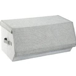 Boîte de rangement dressing gris Rangement